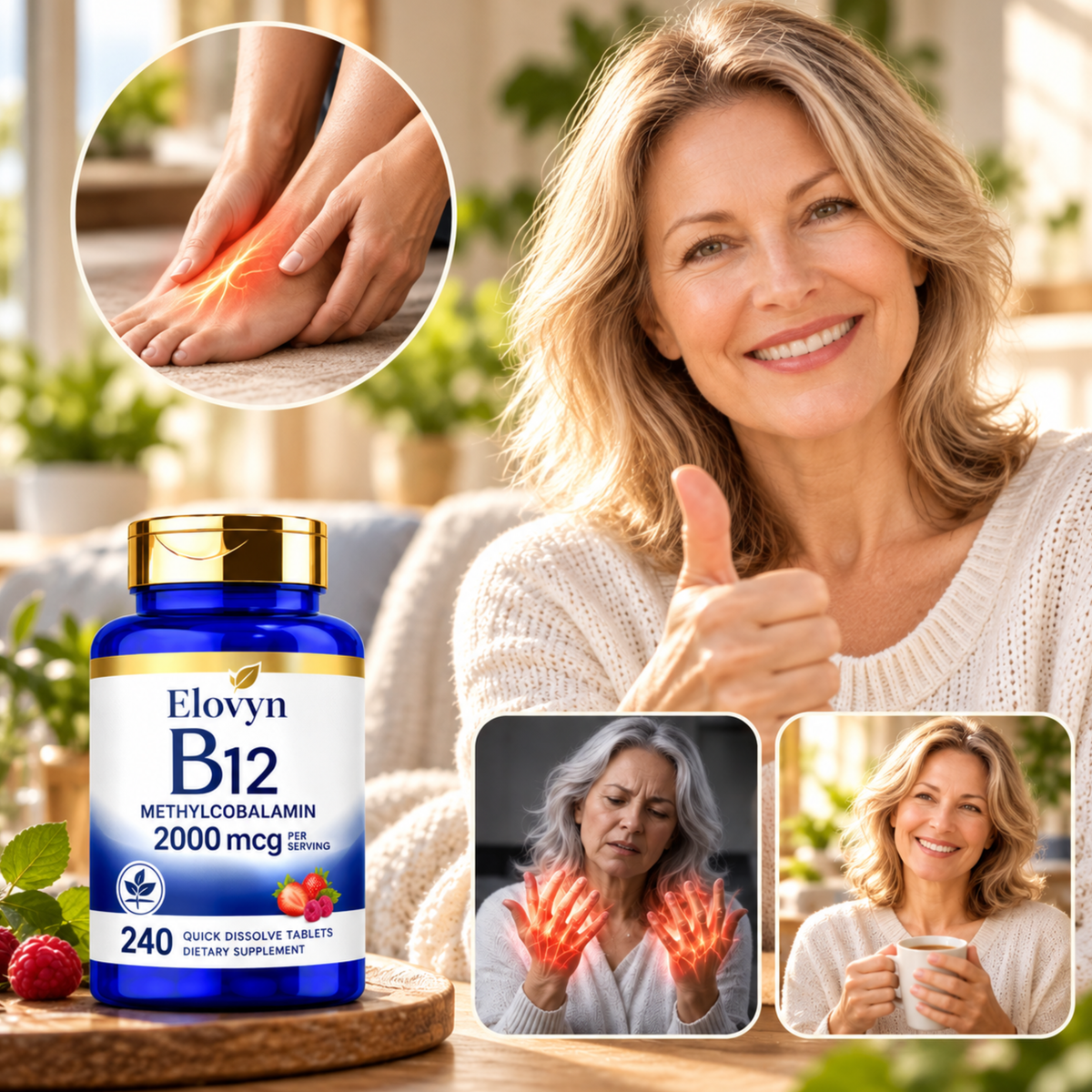 Elovyn | Simple Daily B12 Support for Energy & Nerve Health