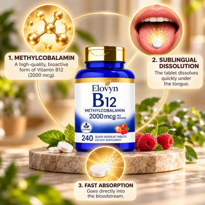 Elovyn | Simple Daily B12 Support for Energy & Nerve Health