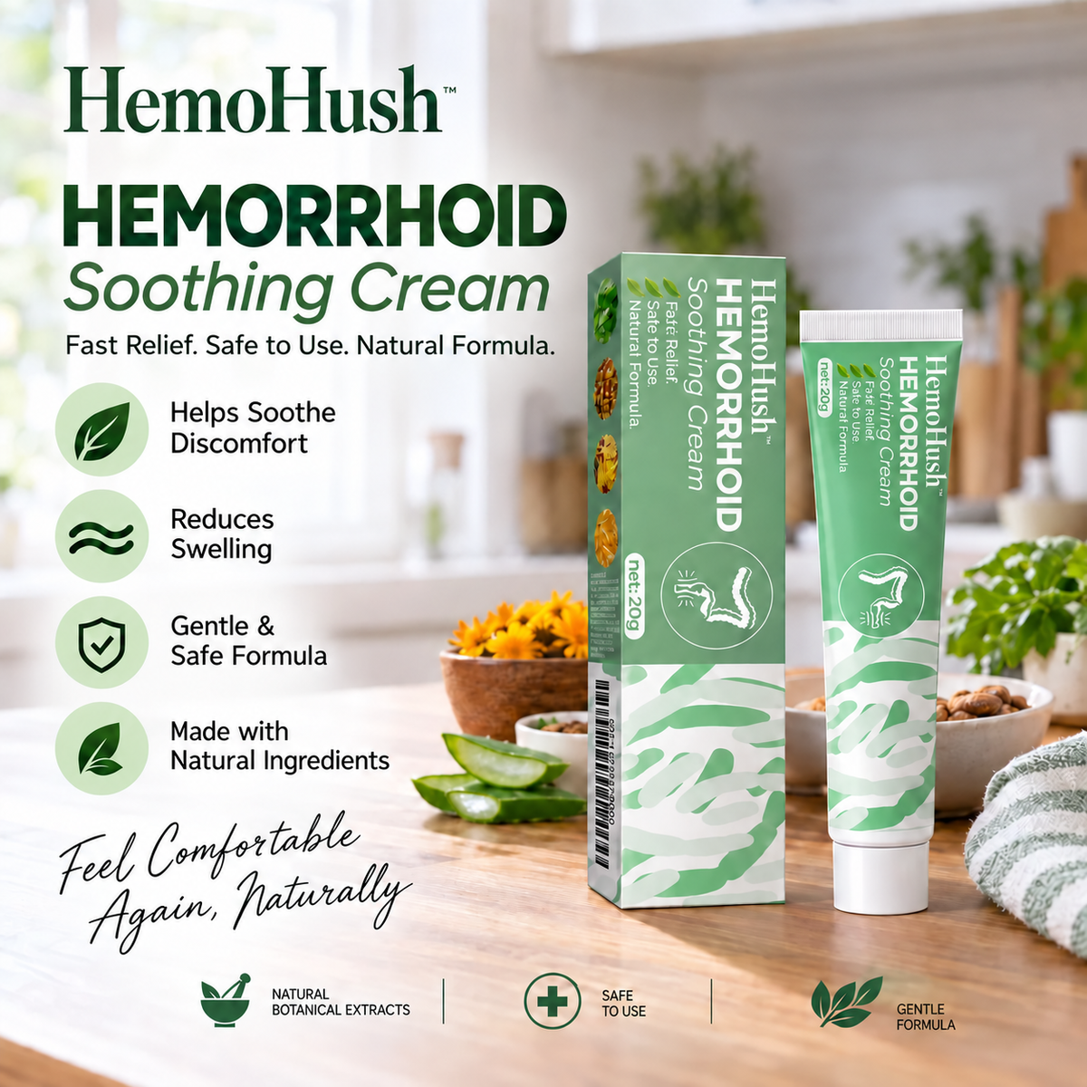 HemoHush | Fast-acting relief from the first application