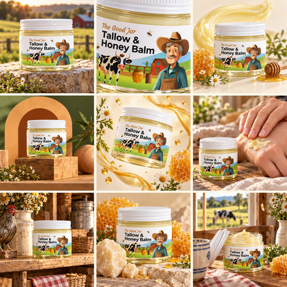 The Good Jar Honey and Tallow Balm | The All-in-One Skincare Solution