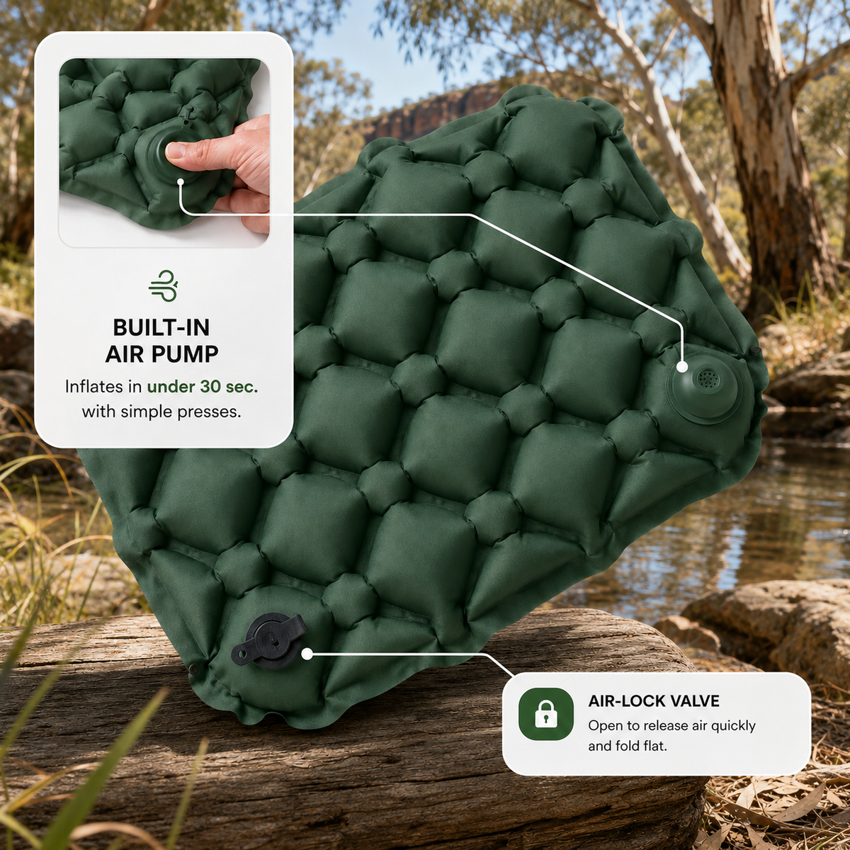RoamRest™ AirSeat - Comfort That Goes Wherever You Go