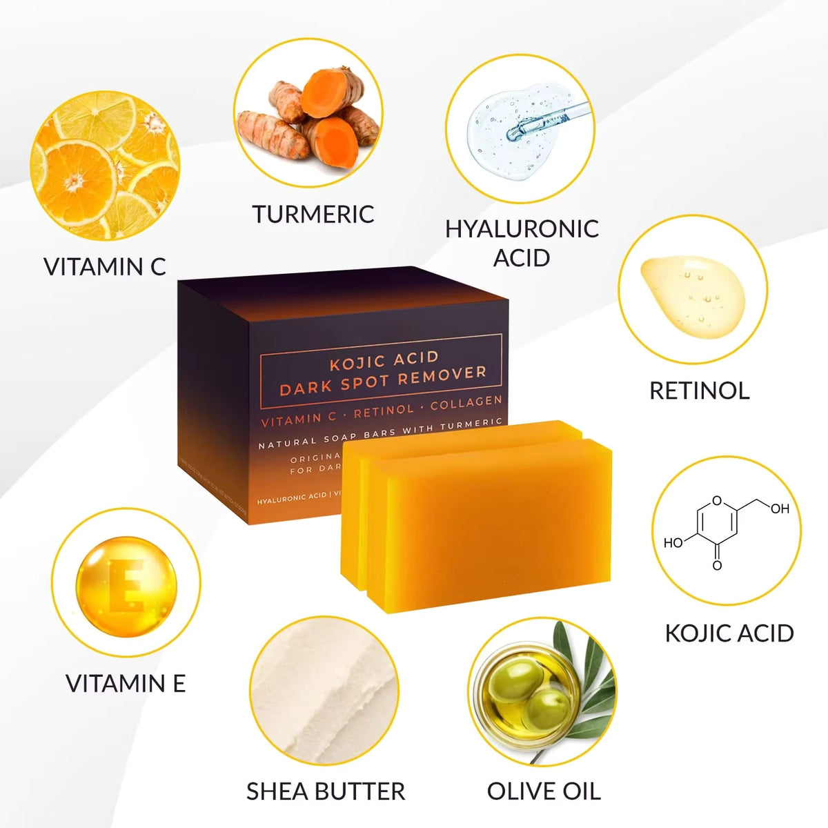 Turmeric & Kojic Acid Radiance Bar